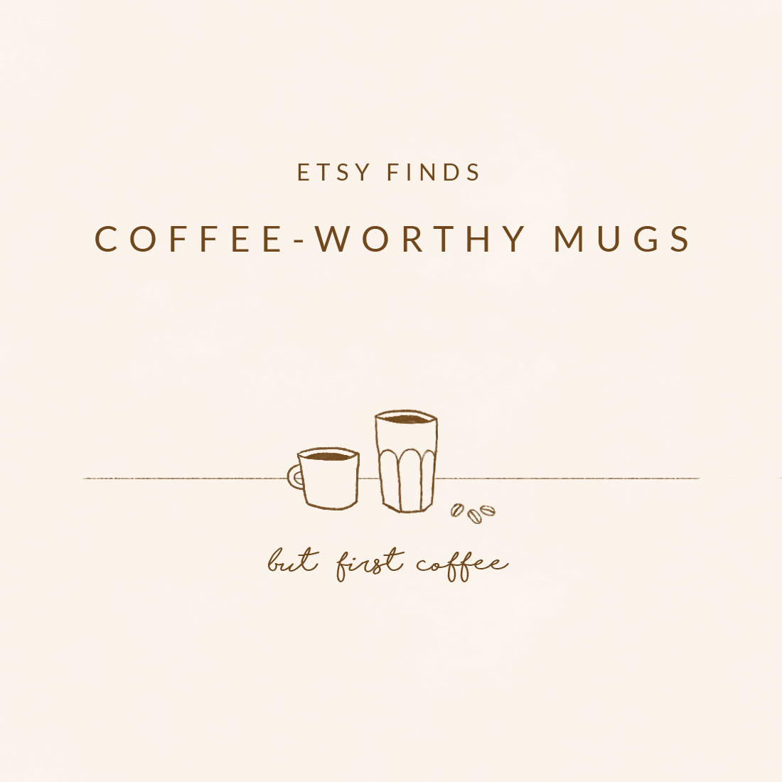 Etsy finds | Coffee-worthy mugs
