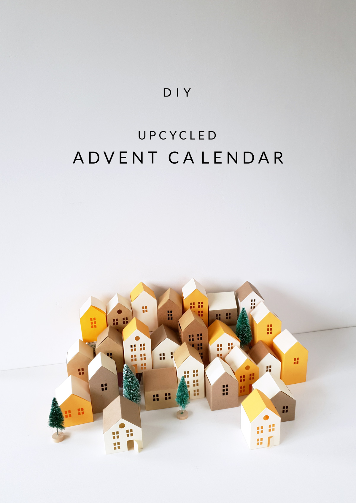 DIY Upcycled Advent Calendar
